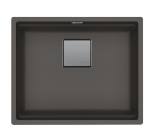 Franke Kubus 2.0 110-52 KNG Fragranite 125.0714.636 Enkele Keukenspoelbak 52 x 42 Slate Grey Onderbouw 1250714636