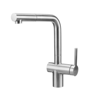 Laverno Sorgue Volledig RVS Eenhendel Keukenmengkraan Met Uittrekbare Handdouche