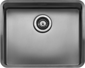 Reginox Ohio R39809 (L) OKG Comfort Gun Metal II Luxe Enkele Keukenspoelbak Gunmetal 50 x 40 Onderbouw – Vlakbouw – Opbouw