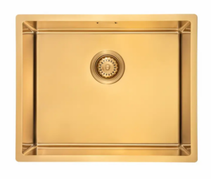 Trafinox Bozen Gold Keukenspoelbak 50 x 40 Goud Onderbouw - Vlakbouw - Opbouw