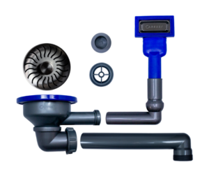 CARESSI CAPPKP24N Korfplugset Gunmetal Voor Alle CAPPR10 Spoelbakken In Gun Metal