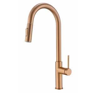 Trafinox Stilo Copper Eenhendel Keukenmengkraan Copper Met Uittrekbare Handdouche