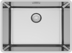 Caressi 50 x 40 CAPPMX50R20 Keukenspoelbak RVS Onderbouw - Vlakbouw - Opbouw