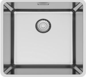 Caressi 40 x 40 CAPPMX40R20 Keukenspoelbak RVS Onderbouw - Vlakbouw - Opbouw
