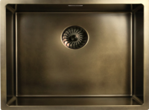 Caressi 50 x 40 CAPP50R10MP Enkele Keukenspoelbak Messing Patina Onderbouw - Vlakbouw - Opbouw AANBIEDING!!