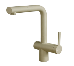Caressi Keukenkraan CA1108DS ECO Eenhendel Keukenmengkraan Messing Patina Met Uittrekbare Handdouche